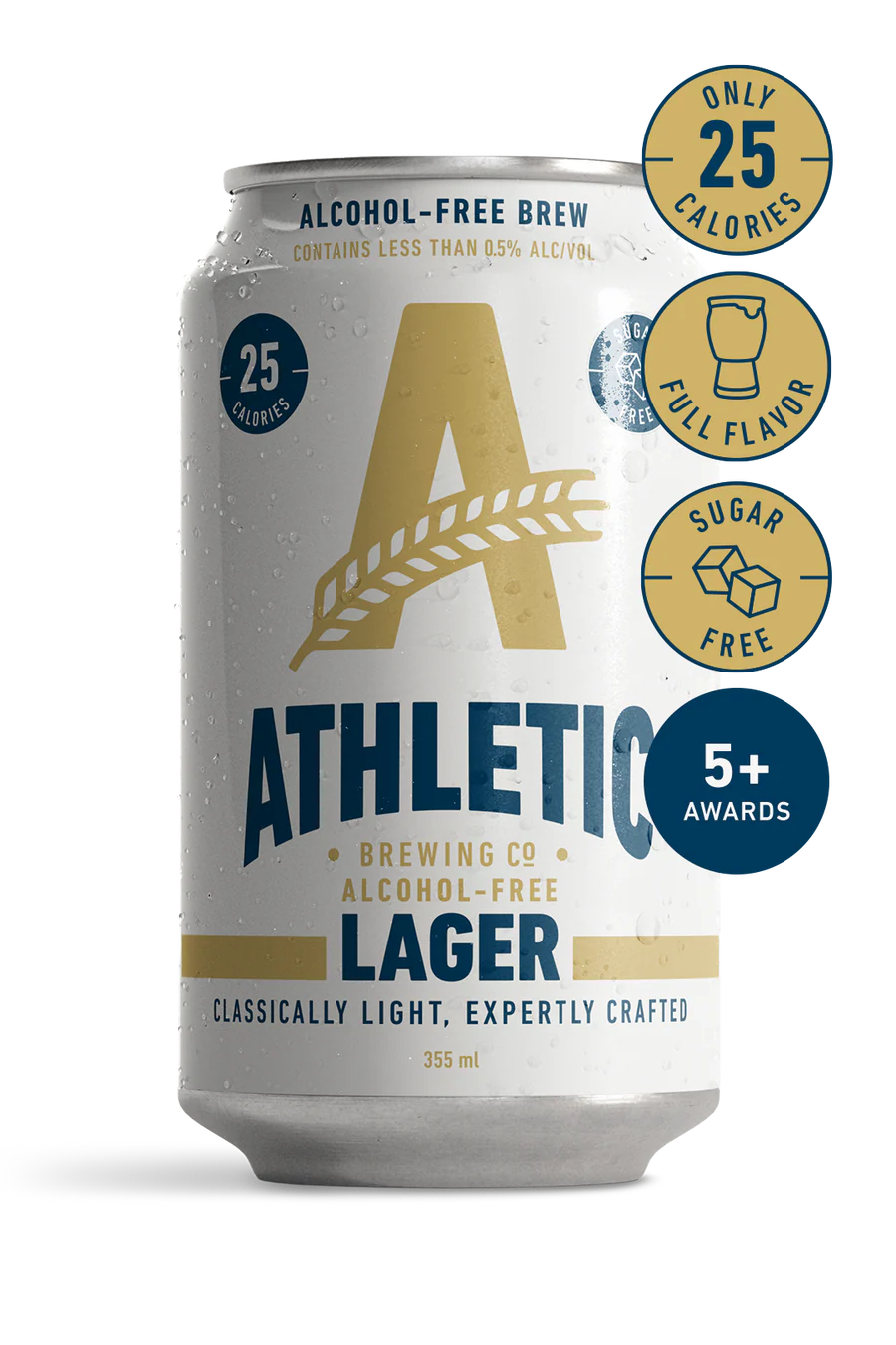 Athletic Brewing Co Lager 0.5%
